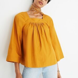 Madewell Square-Neck Top Blouse